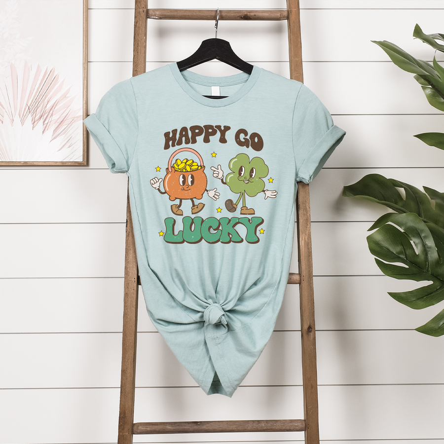 Retro Happy Go Lucky Unisex T-shirt