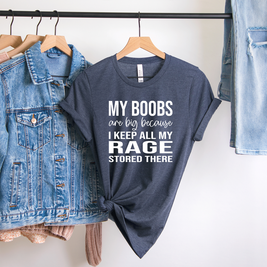My Boobs Are Big Because Unisex T-shirt