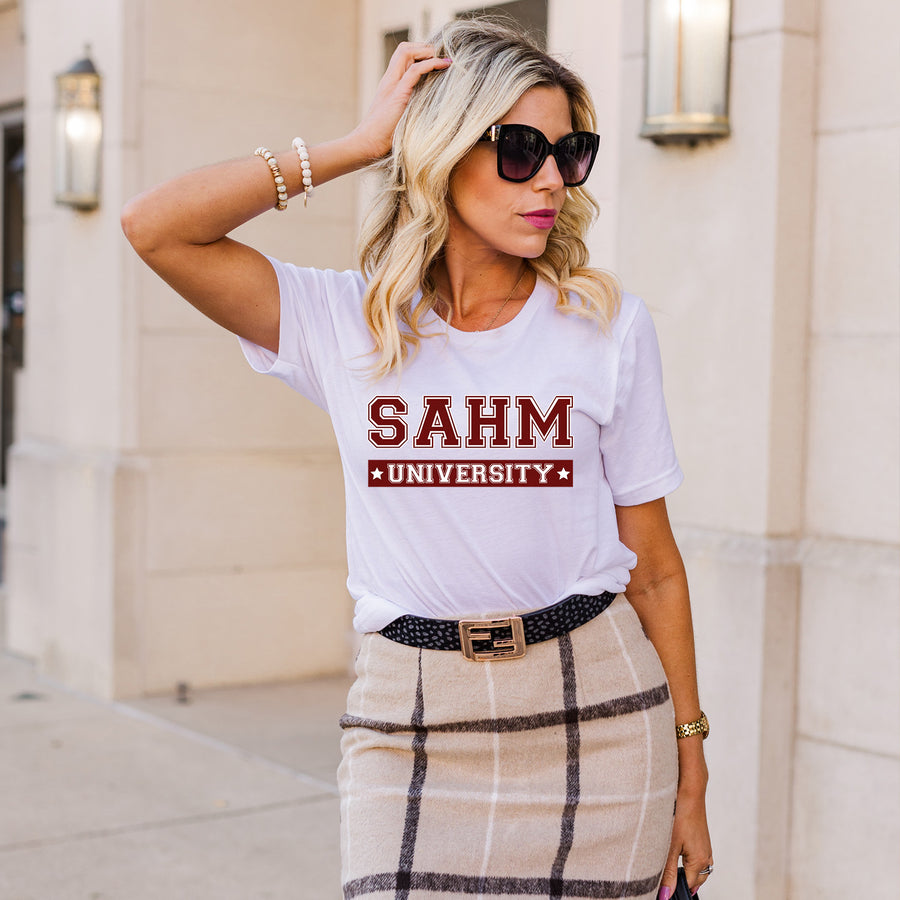 SAHM University Unisex T-shirt
