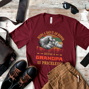Being A Grandpa Is Priceless Unisex T-shirt