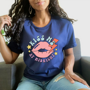 Kiss Me At Midnight Lips Unisex T-shirt