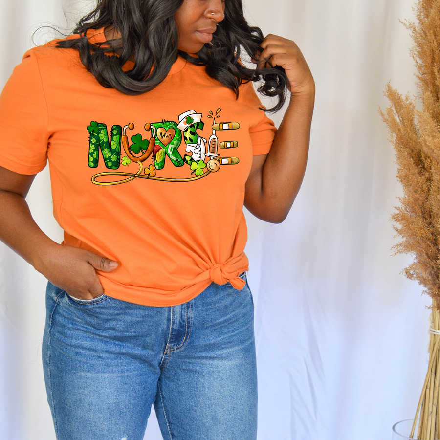 St Patricks Day Nurse Unisex T-shirt