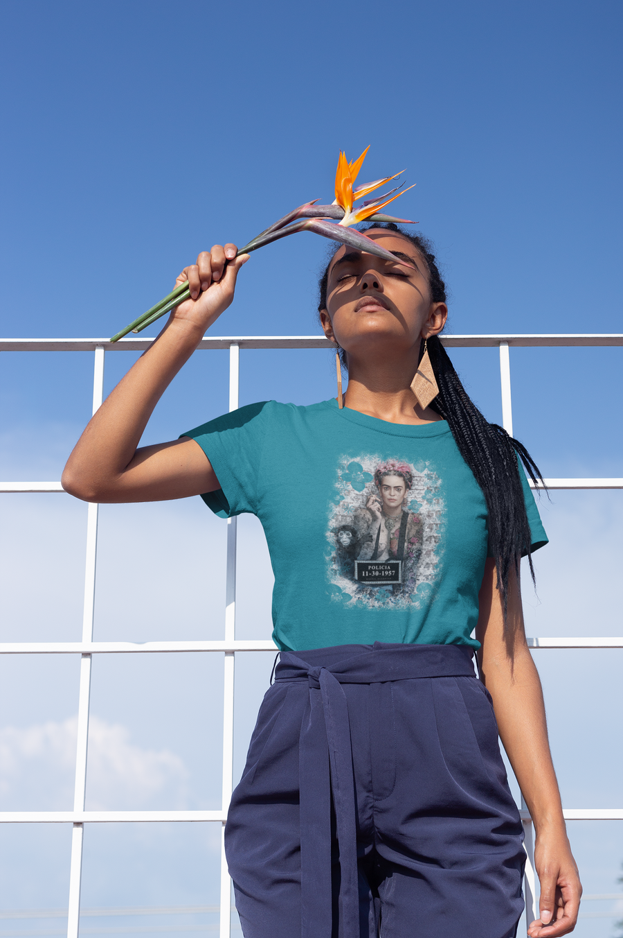 Frida Mugshot Unisex T-shirt