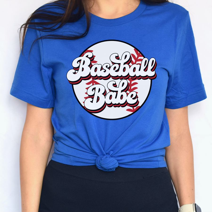 Retro Baseball Babe Unisex T-shirt