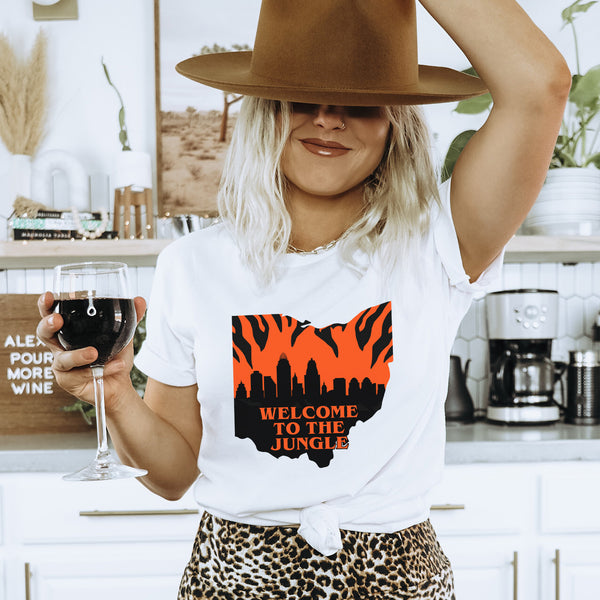 welcome to the jungle bengals shirt