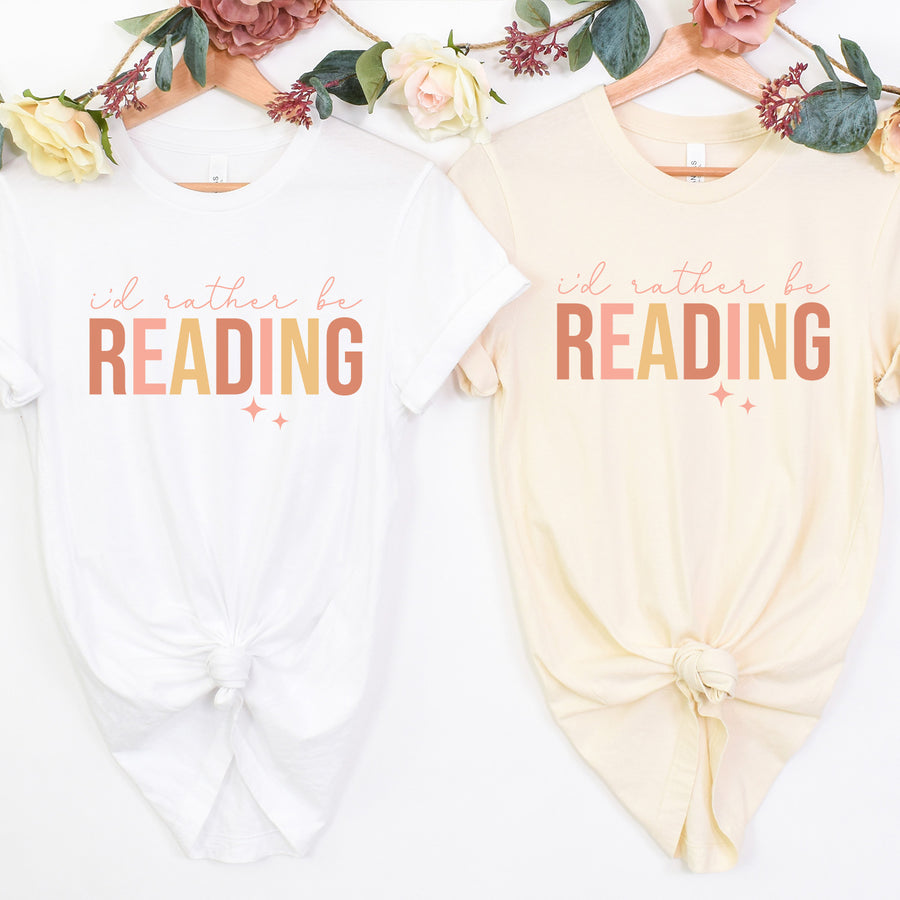 I'd Rather Be Reading Unisex T-shirt